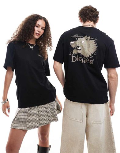 Round Up - T-shirt nera con stampa sul retro - Dickies - Modalova