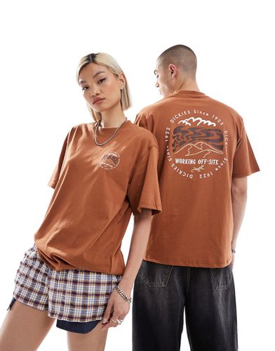 Stanardsville - T-shirt marrone cuoio con stampa sul retro - Dickies - Modalova