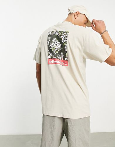 Ratia - T-shirt color pietra con stampa sul retro - ellesse - Modalova