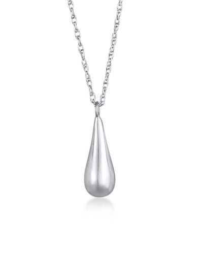 Ladies - Collana in sterling 925 attorcigliata con pendente a goccia - Elli - Modalova