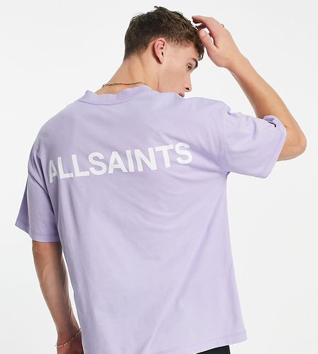 Esclusiva x ASOS - T-shirt oversize girocollo lilla candeggiato - AllSaints - Modalova