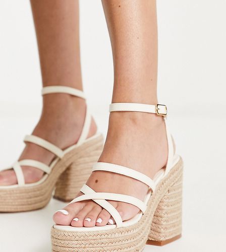 Esclusiva - Hayes - Espadrilles sporco con fascette sottili e plateau - Rule London - Modalova