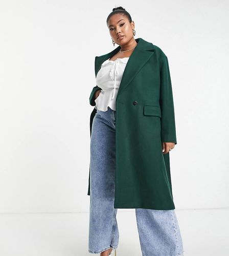 Cappotto cocoon elegante smeraldo - Forever New Curve - Modalova