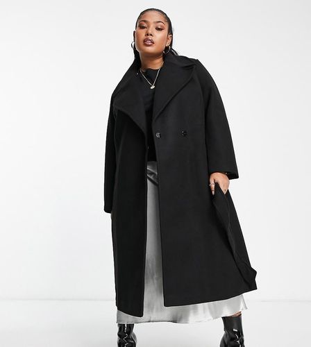 Cappotto elegante avvolgente con cintura allacciata - Forever New Curve - Modalova