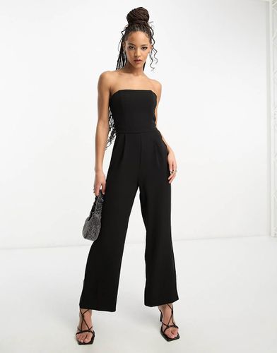 Tuta jumpsuit nera senza spalline - Forever New - Modalova