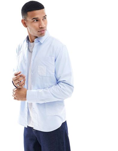 Brewer - Camicia slim fit con toppa - Farah - Modalova