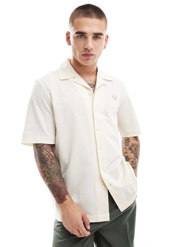 Camicia in rete sporco con rever - Fred Perry - Modalova