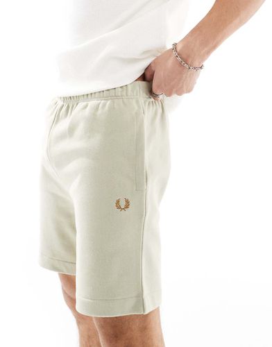 Pantaloncini della tuta beige manopesca - Fred Perry - Modalova