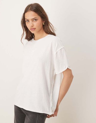 Nina - T-shirt oversize - Ivoire - Free People - Modalova