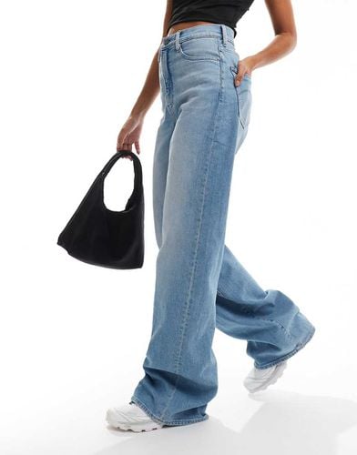 Jeans ampi in denim a vita alta lavaggio chiaro - G-Star - Modalova