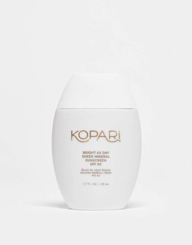 Bright as Day Sheer Mineral Sunscreen - Protezione solare minerale SPF50 - Kopari - Modalova