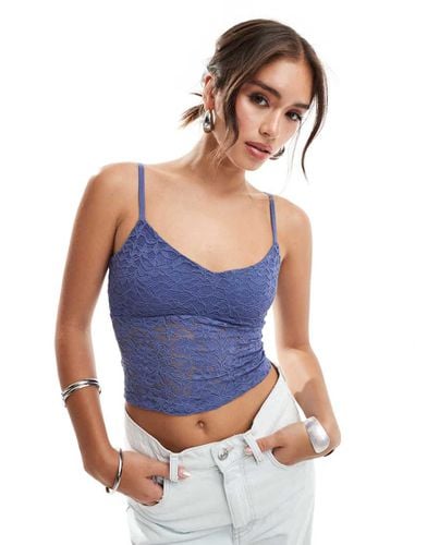 Hollister - Canottiera blu in pizzo - Hollister - Modalova