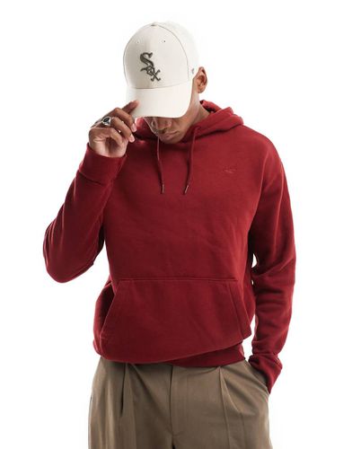 Icon - Felpa con cappuccio comoda rossa - Hollister - Modalova