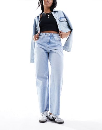 Jeans larghi a vita ultra alta chiaro - Hollister - Modalova
