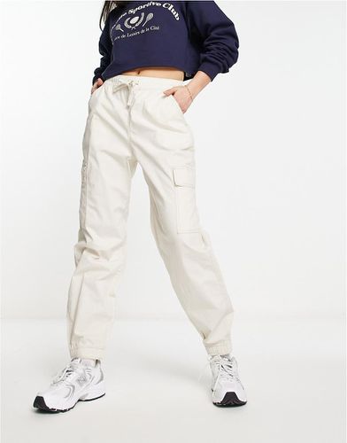 Joggers cargo in popeline kaki - Hollister - Modalova