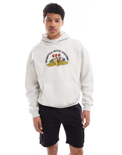 Sweat coupe carrée à motif auto - Hollister - Modalova