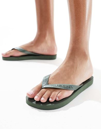 Top Tiras Senses - Infradito unisex oliva - Havaianas - Modalova