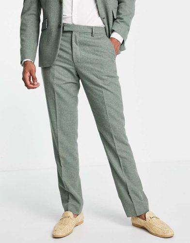 Wedding - Pantaloni da abito in tweed di misto lana slim - Harry Brown - Modalova