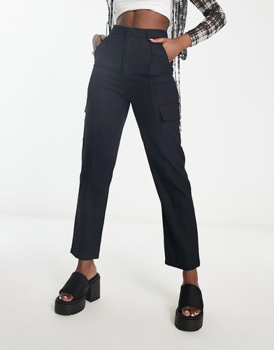 Pantaloni cargo neri in twill - Heartbreak - Modalova