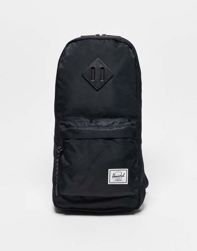 Heritage - Borsa a tracolla da festival nera in nylon - Herschel Supply Co - Modalova