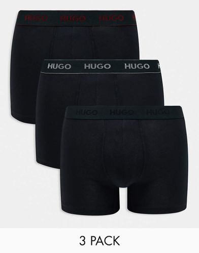 HUGO bodywear - Confezione da 3 boxer neri - BOSS Bodywear - Modalova