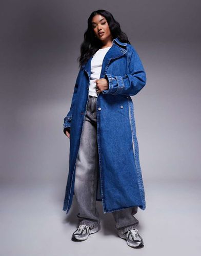 Garena - Trench-coat oversize en jean - Hugo Blue - Modalova