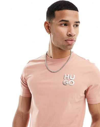 HUGO - Detzington241 - T-shirt rosa - Hugo Red - Modalova