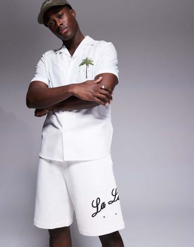 Duold - Short molletonné d'ensemble coupe décontractée - cassé - Hugo Red - Modalova