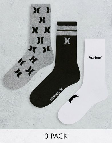 Confezione da 3 paia di calzini multicolore - Hurley - Modalova