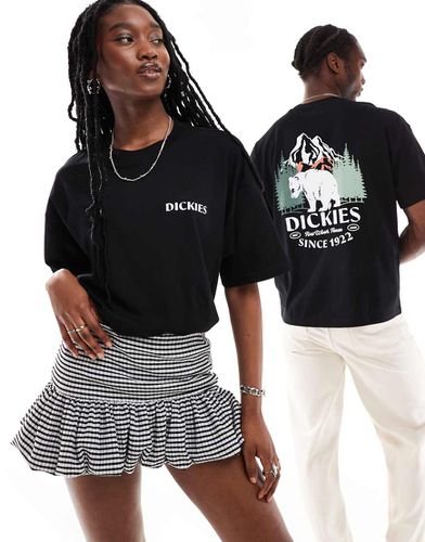 In esclusiva per ASOS - Bloxom - T-shirt nera con stampa sul retro - Dickies - Modalova