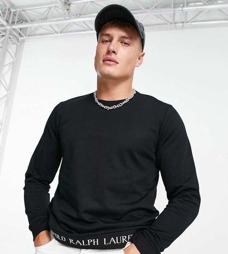 In esclusiva per ASOS - Felpa nera con logo sul fondo - Polo Ralph Lauren - Modalova