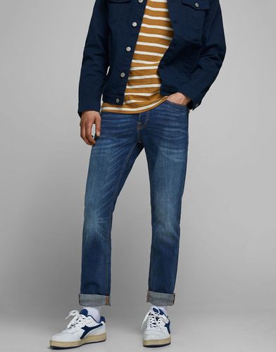 Tim - Jeans dritti lavaggio scuro sbiadito - Jack & Jones - Modalova