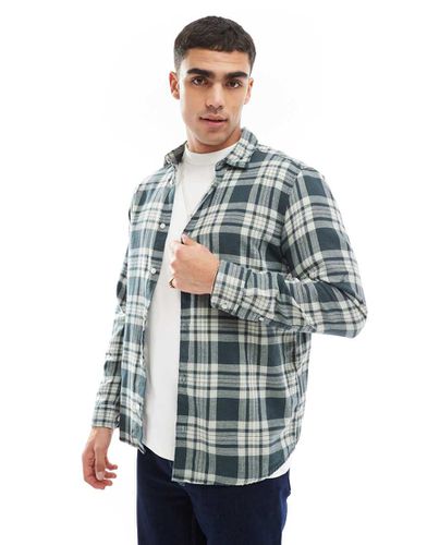 Camicia a quadri verdi e bianchi - Jack & Jones - Modalova