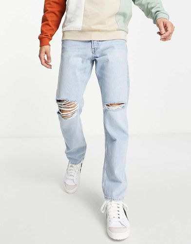 Chris - Jeans ampi con strappi sulle ginocchia chiaro - Jack & Jones - Modalova