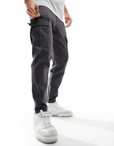 Intelligence - Pantaloni cargo affusolati scuro - Jack & Jones - Modalova