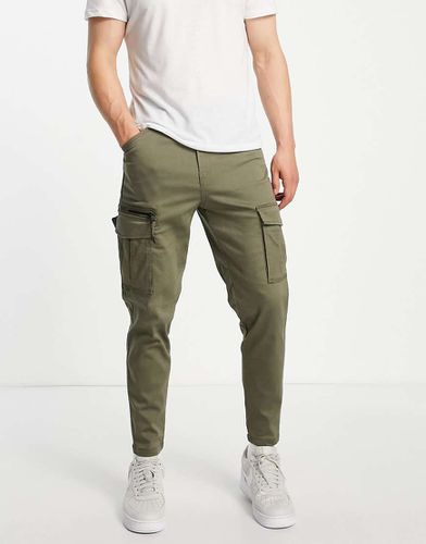 Intelligence - Pantaloni cargo carrot fit kaki - Jack & Jones - Modalova