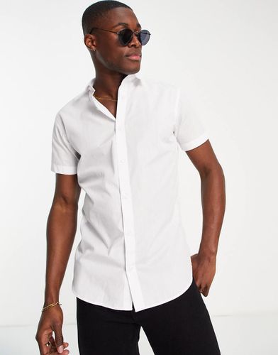 Originals - Camicia in cotone elasticizzato a maniche corte - Jack & Jones - Modalova