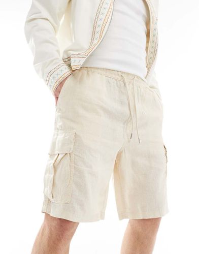 Pantaloncini cargo ampi beige - Jack & Jones - Modalova