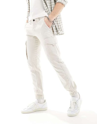 Pantaloni cargo slim beige - Jack & Jones - Modalova