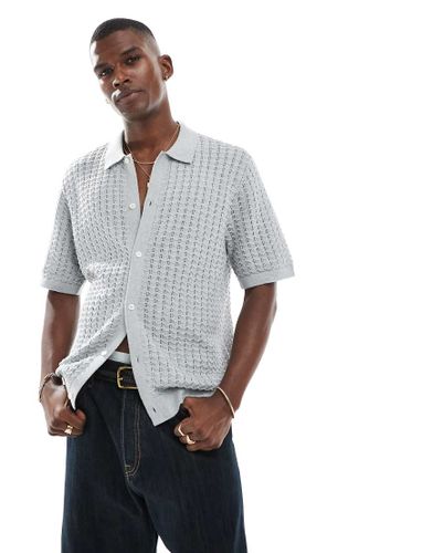 Polo boutonné en maille - Jack & Jones - Modalova