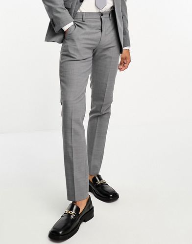 Premium - Pantaloni da abito stretch super slim grigi in misto lana - Jack & Jones - Modalova