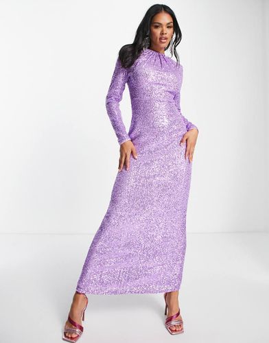 Modest - Vestito lungo a maniche lunghe con paillettes - Jaded Rose - Modalova