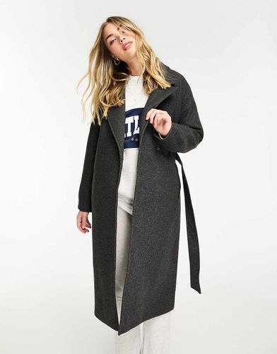 Cappotto taglio lungo con cintura - JDY - Modalova