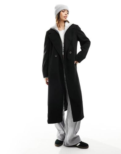 JDY - Cappotto taglio lungo nero - JDY - Modalova