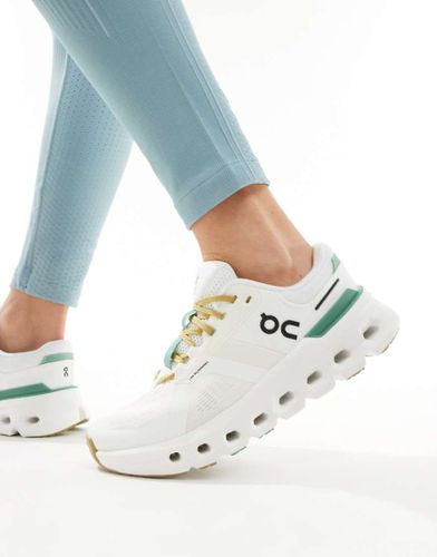 ON - Cloudrunner 2 - Sneakers da corsa bianche e verdi - On Running - Modalova