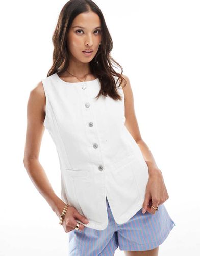 Gilet de tailleur habillé en denim - Only - Modalova