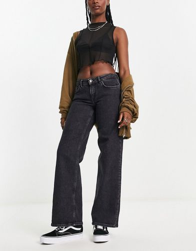 Juicy - Jeans con fondo ampio a vita bassa neri - ONLY - Modalova