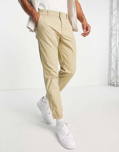 Chino beige con fondo elasticizzato - ONLY & SONS - Modalova