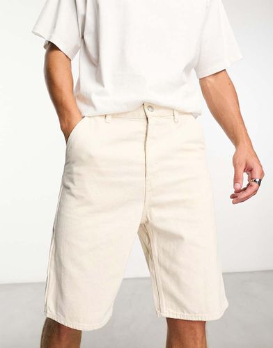 Pantaloncini di jeans ampi écru - ONLY & SONS - Modalova