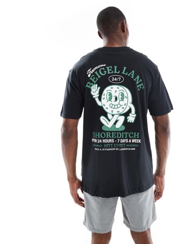 T-shirt oversize avec imprimé Bagel au dos - Only & Sons - Modalova